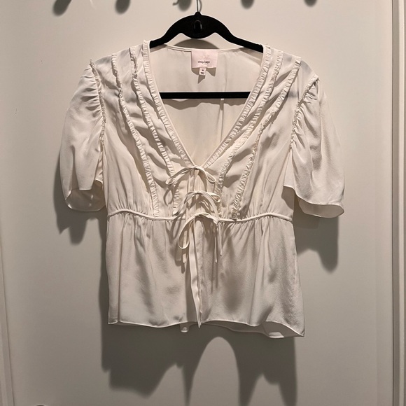 White Sheer Blouse - Picture 5 of 14